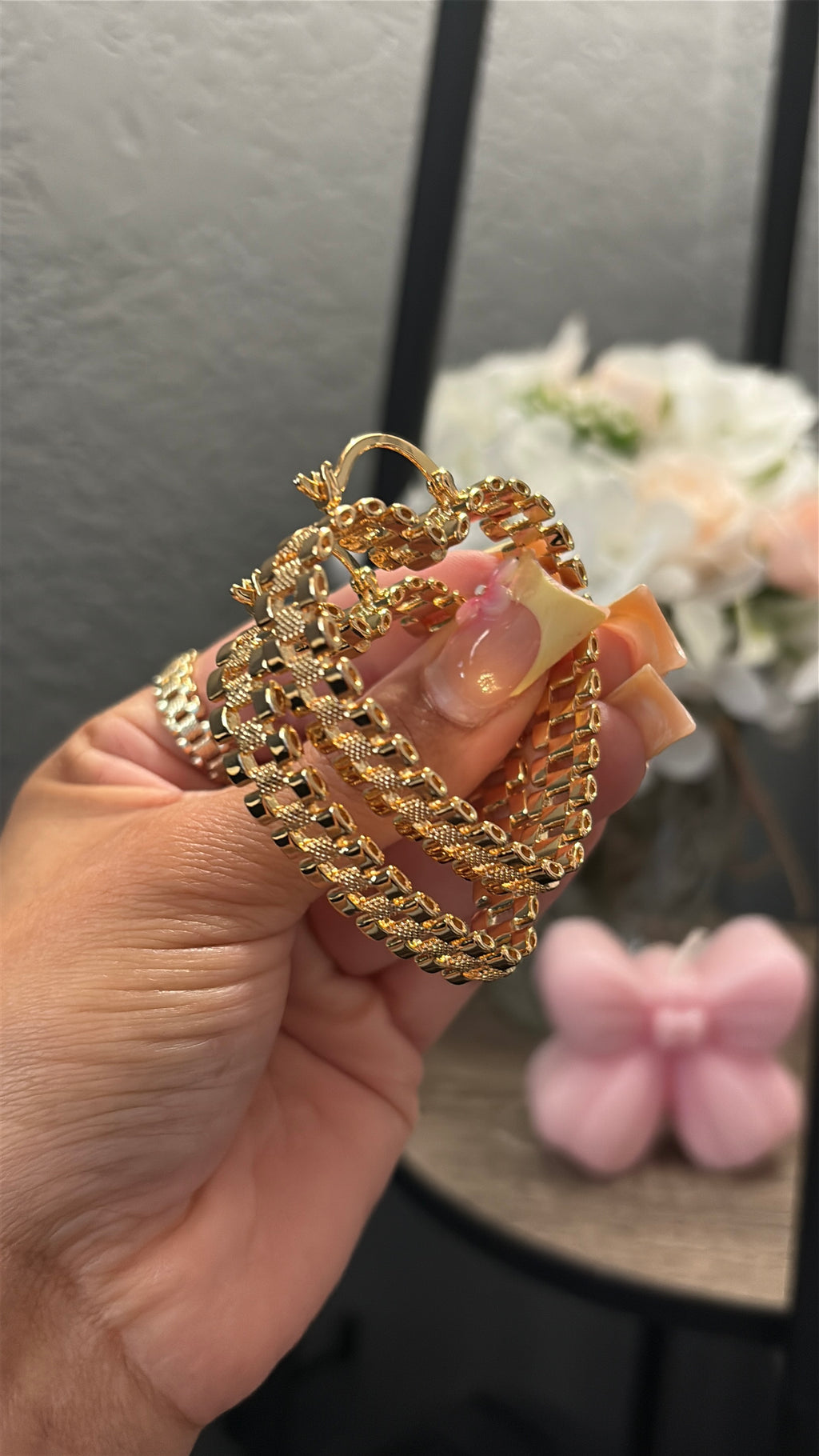 ROLEX HEART HOOPS