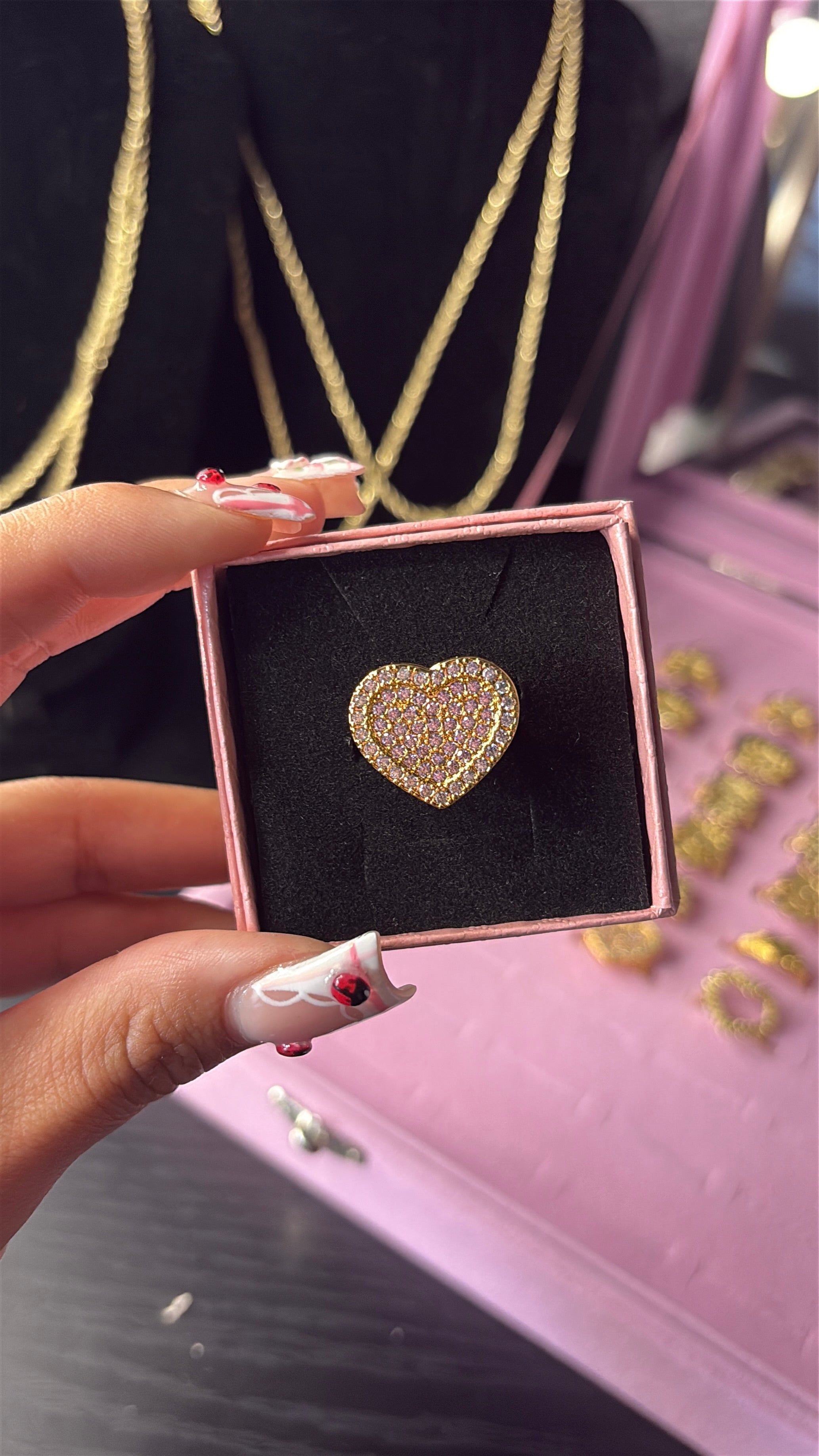 DMND HEART RING