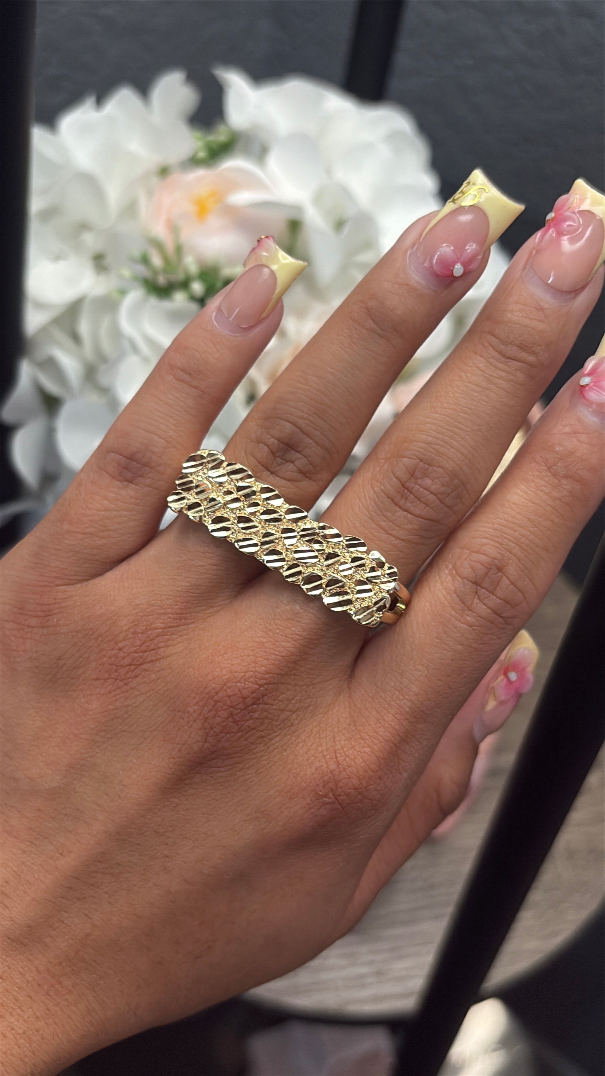 NUGGET DOUBLE RING