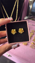 24K FLOWER EARRINGS